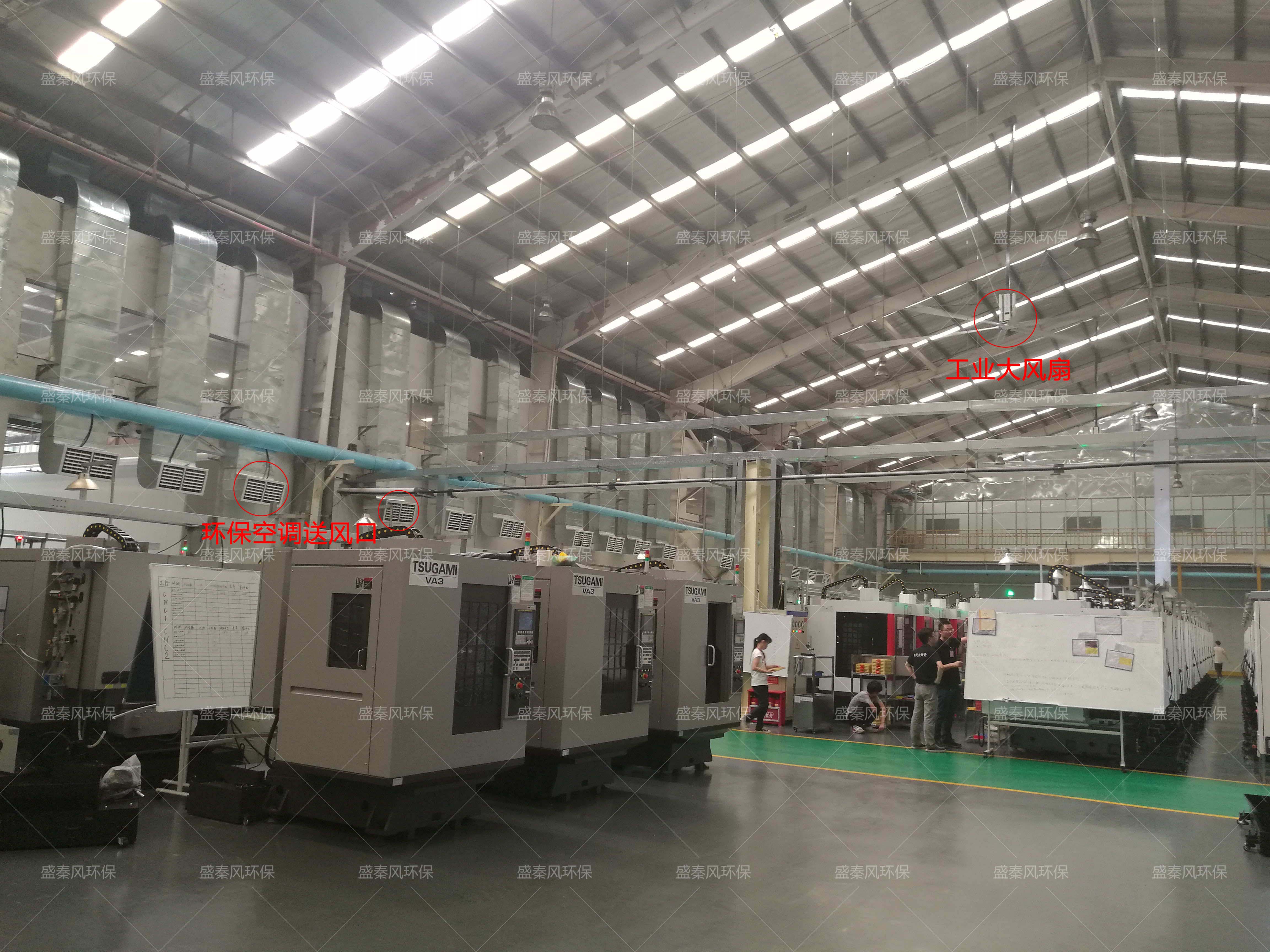為什么夏季很多工廠降溫都使用潤東方“扇機組合”？