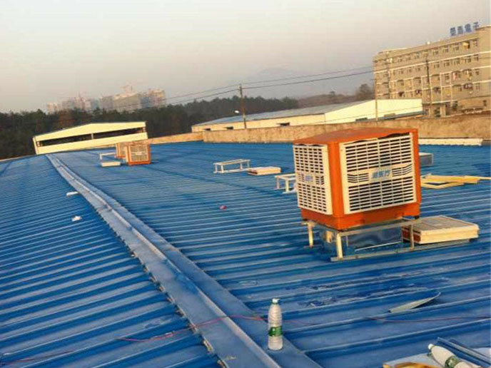 武漢某刀具廠通風(fēng)降溫工程