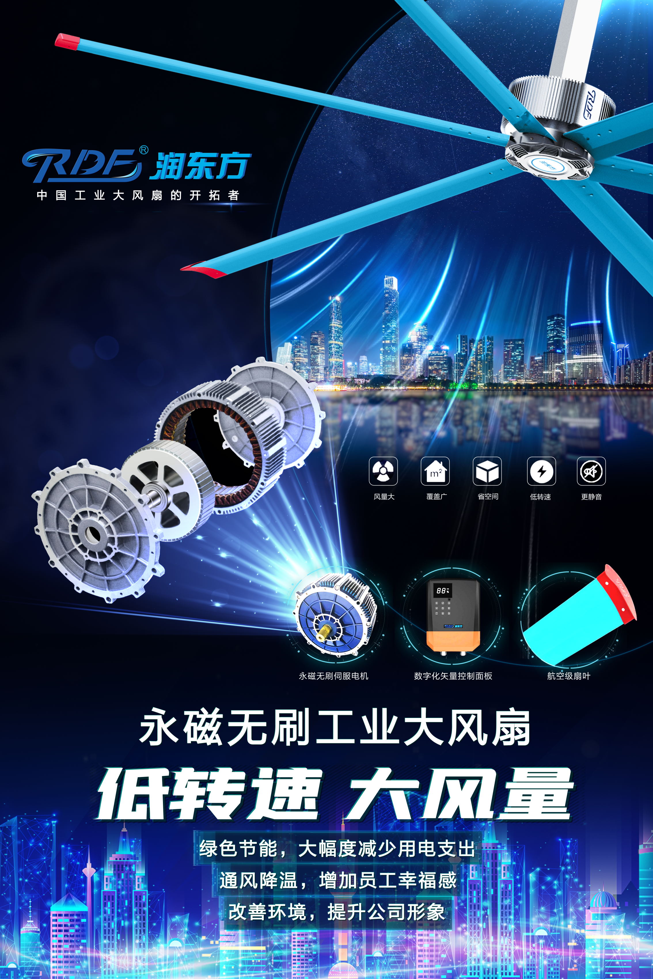潤東方工業(yè)大風(fēng)扇到底有哪些核心技術(shù)與優(yōu)勢？